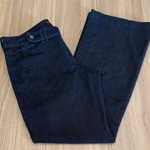 Banana Republic Women’s Boot Cut High Waist Trouser Jeans Dark Blue 31